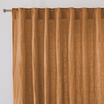 La Redoute Interieurs Tenda In Lino Lavato Con Passanti Nascosti, Onega Marrone Taglie 180 x 135 cm
