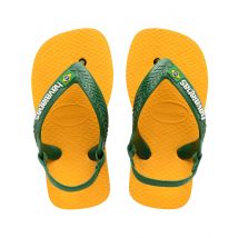 Havaianas Sandali Infradito Baby Brasil Logo Ii Giallo Bambina Taglie 22