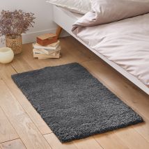 La Redoute Interieurs Scendiletto Shaggy, Aspetto Lanoso, Afaw Grigio Taglie 60 x 110 cm