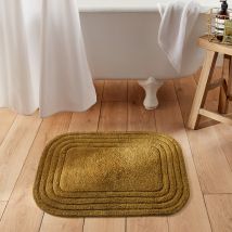 La Redoute Interieurs Tappeto Da Bagno Cotone Riciclato Tufté, Romane Marrone Taglie 50 x 70 cm