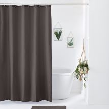 So'home Tenda Da Doccia Tinta Unita Grigio Taglie 200 x 120 cm