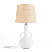 La Redoute Interieurs Lampada Da Tavolo Ceramica E Rafia, Balsa
