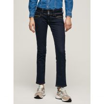 Pepe Jeans Jeans Dritto Venus, Vita Bassa Blu Donna Taglie W29 L30 (US) - 42 (IT)