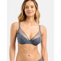 Miss Sans Complexe Reggiseno In Pizzo Blu Donna Taglie 4 E