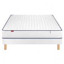 Merinos Materasso A Molle Insacchettate Consegnato Arrotolato, Smiling Bianco Taglie 180 x 200 cm