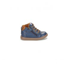 Gbb Stivaletti In Pelle Manfred Blu Bambino Taglie 21