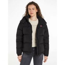 Tommy Jeans Piumino Corto Con Cappuccio Alaska Nero Donna Taglie M