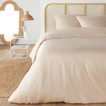 So'home Parure Da Letto Microfibra Riciclata, Federa Quadrata Beige Taglie 140 x 200 cm