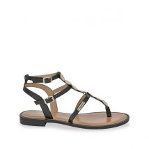 Les Tropeziennes Par M Belarbi Sandali Infradito In Pelle Horelia Nero Donna Taglie 39