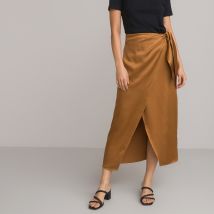 La Redoute Collections Gonna Pareo, Lunga Verde Donna Taglie 48 (IT) - 44 (FR)