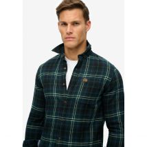 Superdry Camicia Da Boscaiolo In Cotone Verde Uomo Taglie M