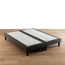 Epeda Set Materasso A Molle L'originel + Rete A Doghe Grigio Taglie 140 x 190 cm