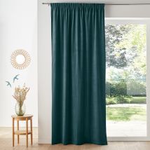 La Redoute Interieurs Tenda Velluto Bordo Arricciato, Velvet Verde Taglie 180 x 135 cm
