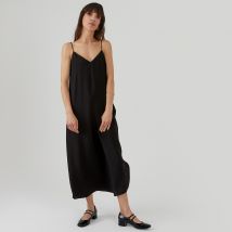 La Redoute Collections Abito Lungo Con Spalline Sottili Nero Donna Taglie 38 (FR) - 42 (IT)