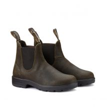 Blundstone Boots In Pelle Tacco Piatto Verde Uomo Taglie 43