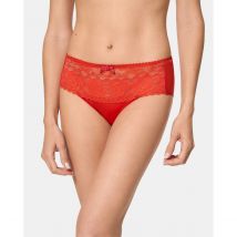 Playtex Culotte Midi Flower Elegance Rosso Donna Taglie 42 (FR) - 46 (IT)