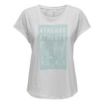 Only Play T-shirt Renata Dalla Vestibilità Ampia Bianco Donna Taglie XS