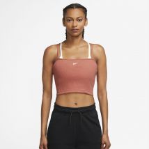 Nike Top Scollo Quadrato Con Spalline Sottili Giallo Donna Taglie XL