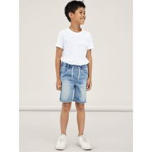 Name It Shorts In Denim Stile Jogger Blu Bambino Taglie 10 anni - 138 cm