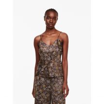 Passionata Top In Satin Stampato, Max Blu Donna Taglie S