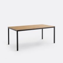 La Redoute Interieurs Tavolo Da Pranzo 8 Posti In Rovere E Metallo, Nairobi Marrone Taglie 8 persone