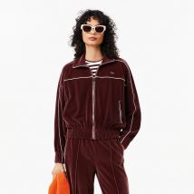 Lacoste Giacca Con Cerniera Marrone Taglie 36 (FR) - 40 (IT)