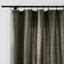 La Redoute Interieurs Pannello Lino Lavato, Onega Verde Taglie 260 x 135 cm