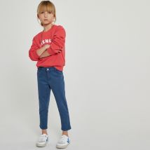 La Redoute Collections Pantaloni A Pinocchietto Slim Blu Bambina Taglie 7 anni - 120 cm