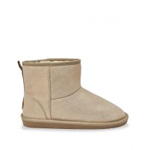 Les Tropeziennes Par M Belarbi Stivali In Pelle Imbottiti Chimet Beige Donna Taglie 41