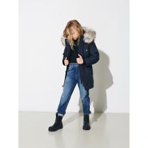 Kids Only Parka Con Cappuccio Blu Bambina Taglie 14 anni - 156 cm