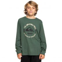 Quiksilver T-shirt A Maniche Lunghe Verde Bambino Taglie 16 anni - 174 cm