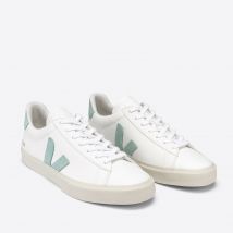 Veja Sneakers Con Lacci In Pelle Campo Chromefree Bianco Donna Taglie 36