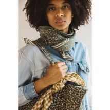 Gabrielle Paris Grande Foulard Stampato Leopard