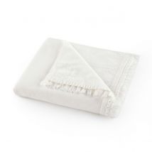 Am.pm Telo Da Bagno Cotone Biologico/lino Kiramy Bianco Taglie 70 x 140 cm