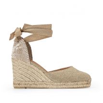 Castaner Espadrillas Con Zeppa Carina Giallo Donna Taglie 39
