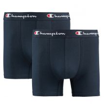 Champion Confezione Da 2 Boxer Tinta Unita Blu Uomo Taglie M