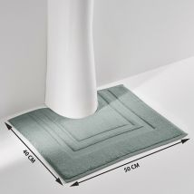 La Redoute Interieurs Tappeto Da Bagno 1100 G/m² Verde Taglie 40 x 50 cm