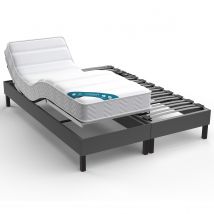 La Redoute Interieurs Rete Di Rilassamento Imbottita Elettrica Grigio Taglie 2 x 90 x 200 cm