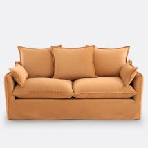 Louise Misha X La Redoute Divano Velluto, Schiuma, Odna Giallo Taglie 3 posti