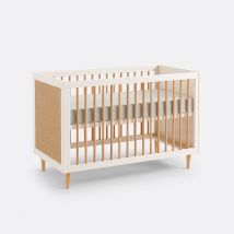 La Redoute Interieurs Letto Bebé Con Rete Regolabile, Taga Bianco Taglie 60 x 120 cm