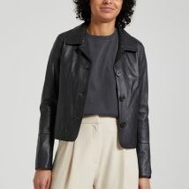 Oakwood Giacca Corta, Collo A Revers Con Bottoni In Pelle Lexia Nero Donna Taglie XS