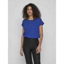 Vila T-shirt In Jersey Blu Donna Taglie XL