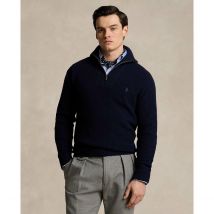 POLO RALPH LAUREN Maglione Collo Alto Mezza Cerniera Cotone Lana