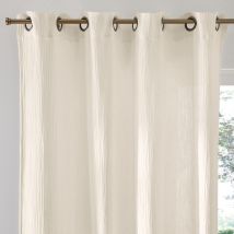 La Redoute Interieurs Tenda In Garza Di Cotone, Occhielli, Kumla Beige Taglie 180 x 140 cm