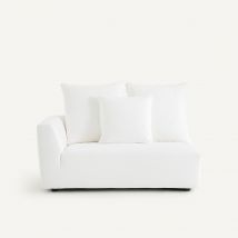 Otto Studio For Am.pm Semi-divano Cotone Lino, Chill Bianco Taglie mezzo divano destro