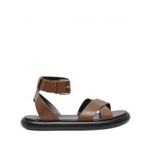 Only Shoes Sandali Piatti Montana Marrone Donna Taglie 37