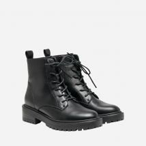 Only Shoes Stivaletti Con Lacci Bold Nero Donna Taglie 38