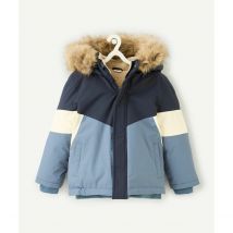 Tape A L'oeil Piumino Con Cappuccio Blu Bambino Taglie 2/3 anni - 86/94 cm