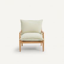 Am.pm Poltrona In Tela Di Lino, Dilma