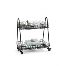 So'home Carrello Su Ruote In Metallo Acciaio, Matei